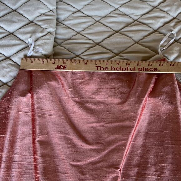 Vintage Formal Dress in 100% Dupioni Silk circa 1995 - Picture 4 of 5